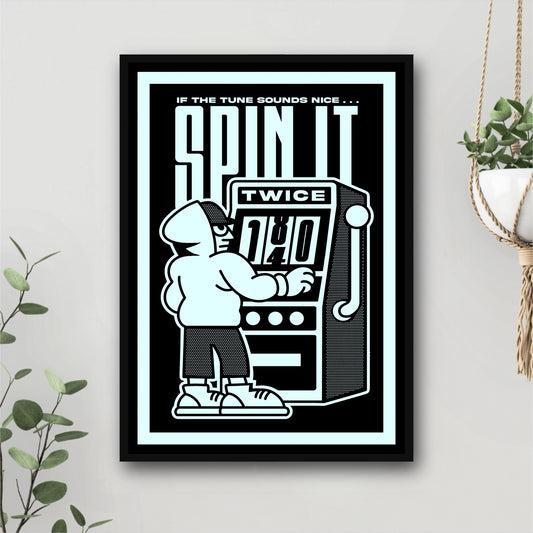 Spin Twice Print